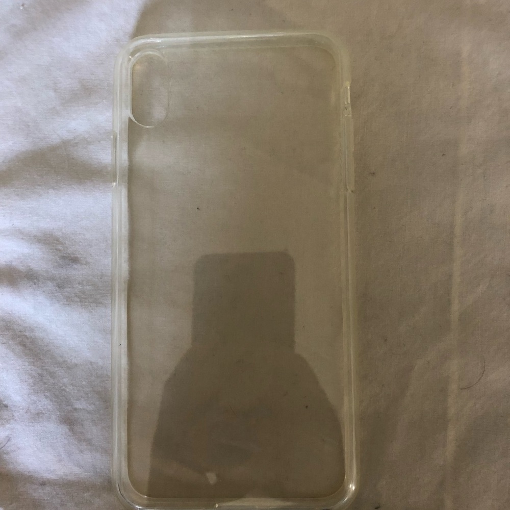 Clear iPhone XS Max case